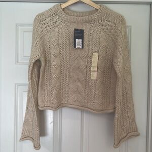 Universal Thread Oatmeal Cropped Sweater